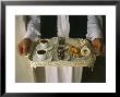 Berber Hospitality In The Form Of Tea, Coffee And Cakes On A Tray by Bobby Model Limited Edition Print