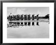 French Troops, Evacuating Hanoi, Mirrored In A Puddle As They Pass In Final Dress Review by Howard Sochurek Limited Edition Print