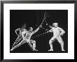 Multiple Exposure Of New York University Fencing Champion Arthur Tauber Parrying With Sol Gorlin by Gjon Mili Limited Edition Print