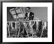 Percussionist Saul Goodman Playing The Tympani In The New York Philharmonic by Margaret Bourke-White Limited Edition Print