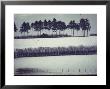 Snowy Landscape Frames Single American Tank Moving Along Distant Road During Battle Of The Bulge by George Silk Limited Edition Print