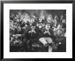 Room Full Of Men Smoking During Pipe Smoking Contest by Yale Joel Limited Edition Print