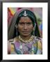 Portrait Of A Desert Nomad Gypsy Woman, Rajasthan State, India by Alain Evrard Limited Edition Print