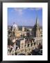 Aerial View Over The Dome Of The Radcliffe Camera And A Spire Of An Oxford College, England, Uk by Nigel Francis Limited Edition Print