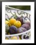 Damsons And Mirabelles In Wire Basket by Sara Deluca Limited Edition Print