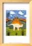 Steggy The Stegosaurus by Sophie Harding Limited Edition Print