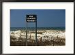 A Sign On A Public Beach Warns Of No Nude Sunbathing by Raymond Gehman Limited Edition Print