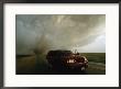 A Massive F4 Category Tornado Rampages Towards A Storm Chasers Van by Peter Carsten Limited Edition Pricing Art Print