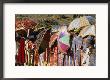 Brightly Colored Umbrellas And Robes Liven An Epiphany Procession by Michael S. Lewis Limited Edition Pricing Art Print