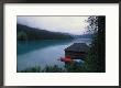 A Boathouse On Emerald Lake In Yoho National Park by Michael Melford Limited Edition Print