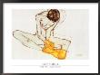 Girl With Yellow Scarf by Egon Schiele Limited Edition Print