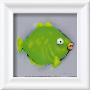 Green Pucker Fish by Anthony Morrow Limited Edition Print