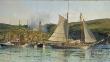 Schooner Sacramento At Albion, Californi by David Thimgan Limited Edition Print