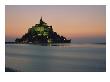 Mont Saint Michel Island Fortress, Town At Sunrise by Michael S. Lewis Limited Edition Print