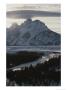 Grand Teton Mountain And The Snake River In Winter by Raymond Gehman Limited Edition Print