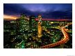 Boston At Night With Time-Exposed Car Lights On The Central Artery by Joel Sartore Limited Edition Print