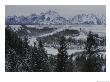 Winter View Of The Snake River, Grand Teton National Park by Raymond Gehman Limited Edition Print