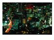 Cityscape At Night, Seoul, South Korea by Martin Moos Limited Edition Print