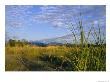 Hills Loom In The Distance On A Grassland Under A Cloud Sprinkled Sky by Steve Winter Limited Edition Print