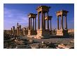 Ancient 1St-2Nd Century Tetrapylon In Palmyra, Palmyra, Hims, Syria by John Elk Iii Limited Edition Print