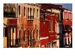 Rustic Building Facades Along Canal Grande Di Murano, Venice, Italy by Damien Simonis Limited Edition Pricing Art Print