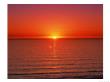 Sunset Over Pacific Ocean, Santa Monica, Ca by Mark Segal Limited Edition Print