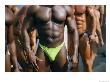 Body Builders Gather For A 2-Day Competition On The Beach In Venice by Jodi Cobb Limited Edition Print