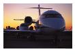 Business Jet Aircraft Parked At Airport by Gary Conner Limited Edition Print