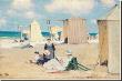 Beach At Dinard by Clarence Alphonse Gagnon Limited Edition Print