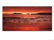 Beach With Red Sunset by Peter Walton Limited Edition Print
