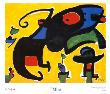 Characters And Birds With A Dog by Joan Mirã³ Limited Edition Print