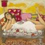 Louisan On Her Bed by Delphine Riffard Limited Edition Pricing Art Print