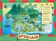 Map Of Neverland by Peter Joyce Limited Edition Print