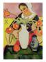 The Lute Player, 1910 by Auguste Macke Limited Edition Pricing Art Print