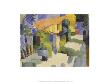 House And Garden, C.1914 by Auguste Macke Limited Edition Print