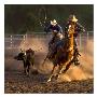 Roping On The Ranch Ii Color by Robert Dawson Limited Edition Pricing Art Print