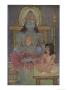 Krishna The 8Th Avatar Of Vishnu Instructs Arjuna by Surendra Nath Limited Edition Print