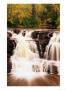 Upper Falls In Motion, North Shore Of Lake Superior, Gooseberry Falls State Park, Usa by Richard Cummins Limited Edition Print