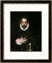 A Nobleman With His Hand On His Chest, Circa 1577-84 by El Greco Limited Edition Print