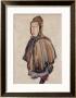 Madchen Mit Haube by Egon Schiele Limited Edition Print