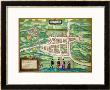 Map Of Edinburgh, From Civitates Orbis Terrarum By Georg Braun And Frans Hogenberg by Joris Hoefnagel Limited Edition Pricing Art Print