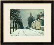 La Route De Louveciennes, Hiver, 1874 by Alfred Sisley Limited Edition Print