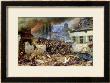 Attacking The Prussians In Plancenoit In The Battle Of Waterloo, 1863 by Adolf Northern Limited Edition Pricing Art Print