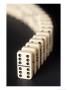 Dominoes Lined Up by Fogstock Llc Limited Edition Print