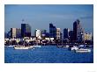 Skyline And Boats, San Diego, Ca by Inga Spence Limited Edition Print
