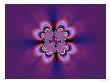 Abstract Pattern On Purple Background by Albert Klein Limited Edition Print