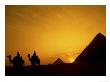 Great Pyramids Of Giza At Sunset, Egypt by Bill Bachmann Limited Edition Print
