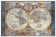 Antique Map, New Map Of The World, 1626 by John Speed Limited Edition Print