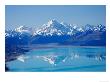 Aoraki, Mt Cook And Lake Pukaki, South Canterbury, South Island, New Zealand by David Wall Limited Edition Pricing Art Print