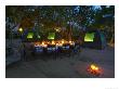 Thompsons Tours Wolhuter Trail Camp Dinner Table, Kruger National Park, South Africa by Roger De La Harpe Limited Edition Print